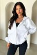 Foreign Trade Autumn Winter Small Label Hooded Cardigan Sweatshirt Fashion Print Loose Plus Size British Youth Zier_desvips.com