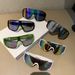 Outdoor Cycling White Mercury Windproof Sunglasses Men, Fashionable Running One-piece Sunglasses, UV Protection For_desvips.com