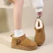 hot Free Shipping Designer For Woman Cotton Shoes Winter Keep Warm Plush Fashion Boots Casual Vintage Classic Brown_desvips.com