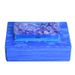 Camouflage Block Blue Three-Piece Latex Towel Pattern Stretch Strap Yoga Fitness Dance Stretching Aid Set_desvips.com