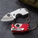 Manufacturer's New Outdoor Mini EDC Foldable Self-defense Knife, Keychain Portable Knife For Opening Boxes And Unpacking_desvips.com