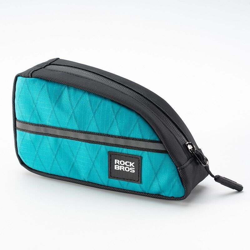 ROCKBROS Bicycle Frame Bag TPU Touchscreen Bicycle Bag Hard Shell 1.3L_desvips.com