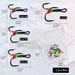 5PCS 8#10# 12# 14# Winter Three-jaw Hook Ice Fishing Hooks Carbon Steel Durable Sinking Bait Tackle Tools With Plastic Case Tool_desvips.com