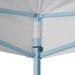 Foldable Party Tent - White, Waterproof Oxford Fabric, Powder-Coated Steel Frame, UV-Resistant, Easy Setup, Suitable For Outdoor Events_desvips.com