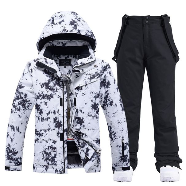 001 New For Men Women, Workwear Style, Warm Thickened, Korean Version, Snowboard And Snow Ski Suit Set_desvips.com