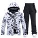 001 New For Men Women, Workwear Style, Warm Thickened, Korean Version, Snowboard And Snow Ski Suit Set_desvips.com