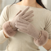 Winter Fleece Thickened Windproof German Velvet Mink Fur Cycling Driving Warm Touch Screen European And American Simple Cold-proof Women's Gloves_desvips.com