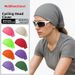 Women's Summer Sun Protection Headband Solid Color Four Way Stretch Windproof Outdoor Cycling Cap Fashionable Thin Face And Neck Protective Cap_desvips.com