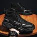 Men's Waterproof Non-Slip Work Black Casual Breathable Spring Safety Shoes_desvips.com