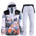 001 New Suit For Men Women, Warm Thickened Korean Style Ski Jacket And Pants Set_desvips.com
