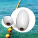 Olive Shaped Float Buoy Fishing Marker Buoy With Throw Line Rope Ball For Marine Boats Water Activities And Swimming Pool_desvips.com