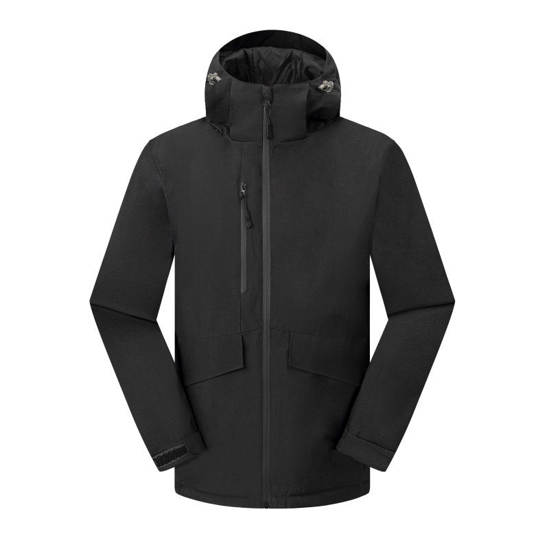Unisex Waterproof Windproof Thermal Jacket For Hiking Skiing Outdoor Winter Warm Fleece Lined Hooded Coat_desvips.com