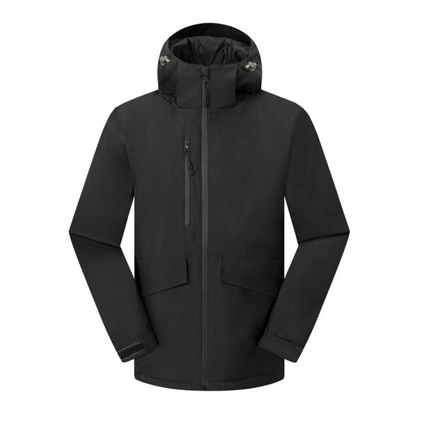 Unisex Waterproof Windproof Thermal Jacket For Hiking Skiing Outdoor Winter Warm Fleece Lined Hooded Coat_desvips.com
