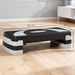 Stepper Da Aerobica Regolabile In Altezza 10-15-20 Cm Antiscivolo, Nero E Grigio_desvips.com