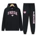 New Hoodie Sports Set Unisex Two-Piece Gothic Punk Rock Street Sweatshirt_desvips.com