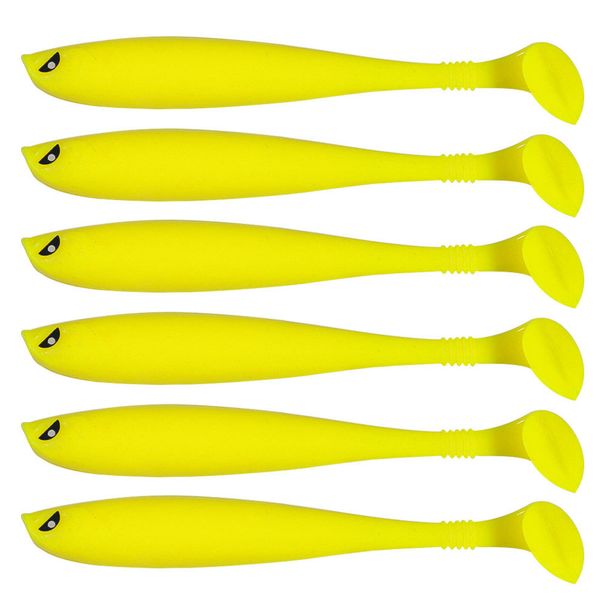 6PCS/SET Creature Baits Fishing Soft Bait 9cm/4.1g Predator Fishing Pike Soft Rubber Bait Fishing Accessories_desvips.com