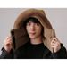 Lei Feng Winter Men's Cycling Cold-Proof Northeast Cotton Large Head Circumference Ear Protection Warm Fleece Thickened_desvips.com