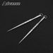 1pc Titanium Alloy Fruit Fork Key Chain Accessories Toothpick Portable Outdoor EDC Tool_desvips.com