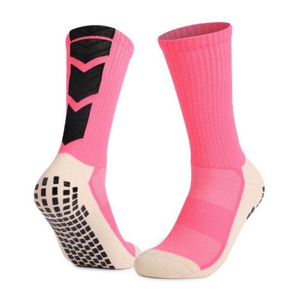 Mid Calf Football Socks Design Sweat Wicking Odor Resistant With Added Adhesive And Non-Slip Dots Sports & Outdoor Accessories_desvips.com