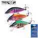 TREHOOK 3pcs 5cm 5g Sinking Minnow Lure Set Jerkbait Wobblers For Pike Bass Trout Fishing Tackle_desvips.com