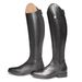 matte cowhide western cowboy women's genuine leather thick heeled short boots, square toe brown high heels,_desvips.com