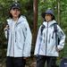 QFV50704555550<== Taizhou Bird SV7 Explosion-Proof Rain Outdoor Jacket Overflow Glue Hard Shell Three-in-One Down Liner Two-Piece Workwear_desvips.com