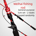 Weihai M ML Adjustment Straight Handle/Gun Handle Long Casting Fishing Lure Rod Full Set_desvips.com