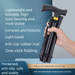 New Foldable Cane Portable Ultra-light Elderly Walking Outdoor Hiking Stick_desvips.com