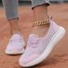 Sneakers For Lazy People, All Season Casual Women's 2024 New Mom Shoes, Low Top Flat Walking Shoes_desvips.com