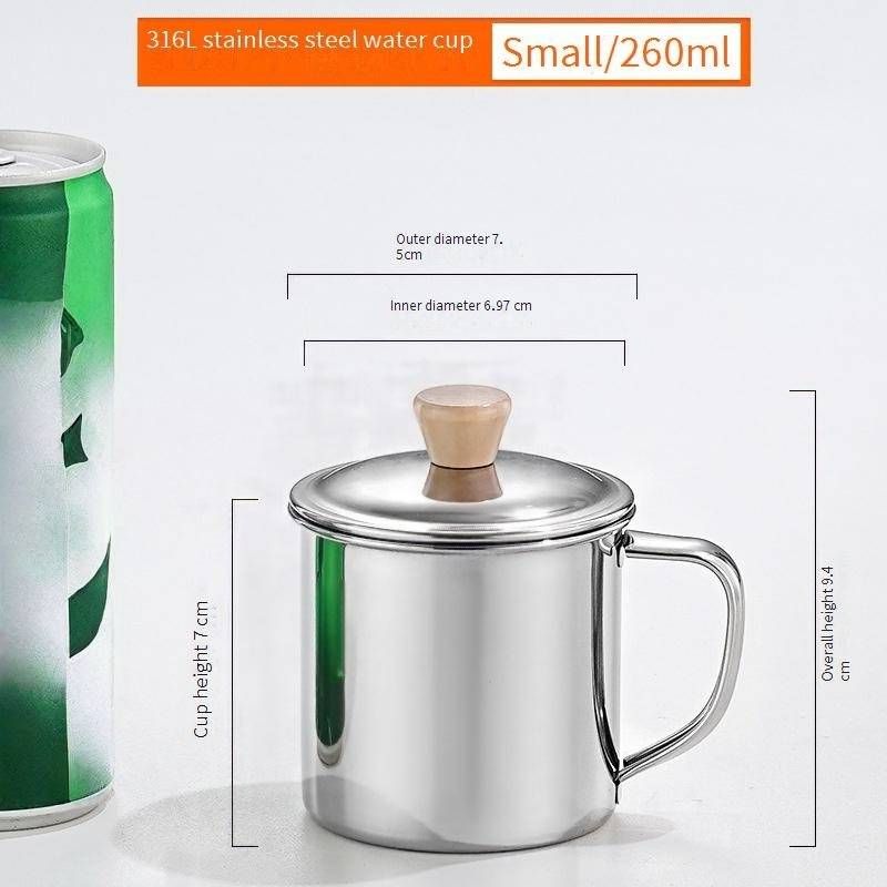 316 Stainless Steel Kids Water Bottle - Thickened & Leak-Proof Drinking Cup With Lid (Durable & Safe For Children Ideal For School Travel & Home Use)_desvips.com