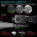 Tactical Head Mounted Night Vision Device With A 300 Meter Vision Telescope And A 1.4-inch Ultra Clear Screen Made Of Aluminum Alloy Material_desvips.com