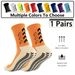Men's Football Socks With Cushioned Sole, Moisture-Wicking, Anti-Slip Grip & Massage Texture – Mid-Crew Athletic Socks For Soccer & Sports_desvips.com