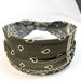 Bohemian Paisley Sports Sweat-Absorbing Elastic Cotton Knotted Headscarf Yoga Headband_desvips.com