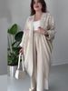 Women's Clothing Commuter Long Sleeve Two piece Suit Three dimensional Butterfly Decoration Thin Breathable_desvips.com
