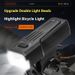 Bicycle Night Riding Front Cycling Rechargeable Waterproof Mountain Bike Light_desvips.com