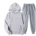 26 Colors Solid Color Unisex Casual Sports Sweatshirt And Pants Set_desvips.com