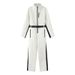 Series Fashion Versatile Waist-Cinching Jumpsuit Ski Cotton Jacket_desvips.com