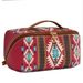 Bohemian Style PU Leather Cloud Pillow Cosmetic Bag Large Capacity Portable Toiletry Case Travel Toiletry Bag_desvips.com