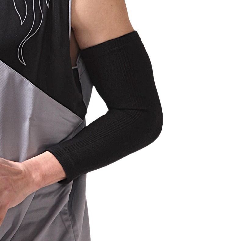 Compression Elbow Sleeve For Basketball & Sports – Breathable Knit Support With Moisture-Wicking, Joint Protection For Men & Women (S/M/L/XL)_desvips.com