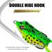 Sometime Black Simulation Bionic Fish Soft Lure Bait Frog_desvips.com