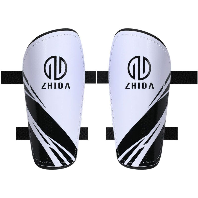 Professional Fixed Belt Football Shin Guards Men's Adult Children's Light Strap Shin Guards Anti Collision Baffle_desvips.com