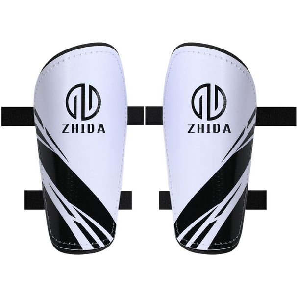 Professional Fixed Belt Football Shin Guards Men's Adult Children's Light Strap Shin Guards Anti Collision Baffle_desvips.com