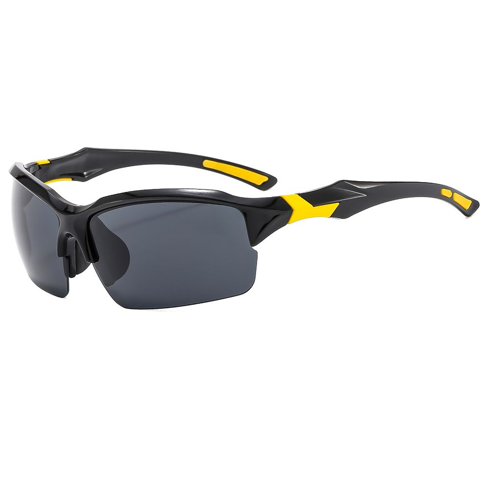 Outdoor Trendy Cool Fashion Sports Glasses Driving Cycling Sunglasses Running Sunglasses_desvips.com