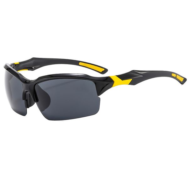 Outdoor Trendy Cool Fashion Sports Glasses Driving Cycling Sunglasses Running Sunglasses_desvips.com
