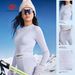 Women's Winter Thermal Base Layer Set - Seamless Yoga Outfit For Skiing & Outdoor Sports (Lavender Purple, S/M/L)_desvips.com