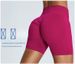 Women's Seamless Three-quarter Length Fitness Shorts, High-waisted, Peach-shaped, Hip-lifting Sports Shorts, Tight-fitting, Quick-drying Yoga Shorts_desvips.com