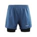 NOKO-ARSUXEO Running Shorts For Men, Quick-drying, Pockets, Summer Marathon, Three-quarter Loose (with Inner Net), Wear For Fitness B179_desvips.com