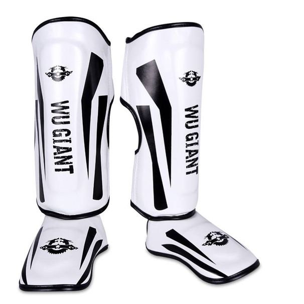 Professional Muay Thai Shin Guards With Instep Protection – High-Density Foam Padding For Kickboxing, MMA, And Martial Arts Training_desvips.com