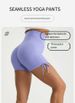 Best Seller! Summer Seamless Yoga Shorts For Women High Waisted Booty Lifting Workout Shorts_desvips.com