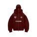 2025 Autumn Winter Double Hood Ninja Cardigan Hoodie Sweatshirt Russian Mask Zipper Jacket_desvips.com